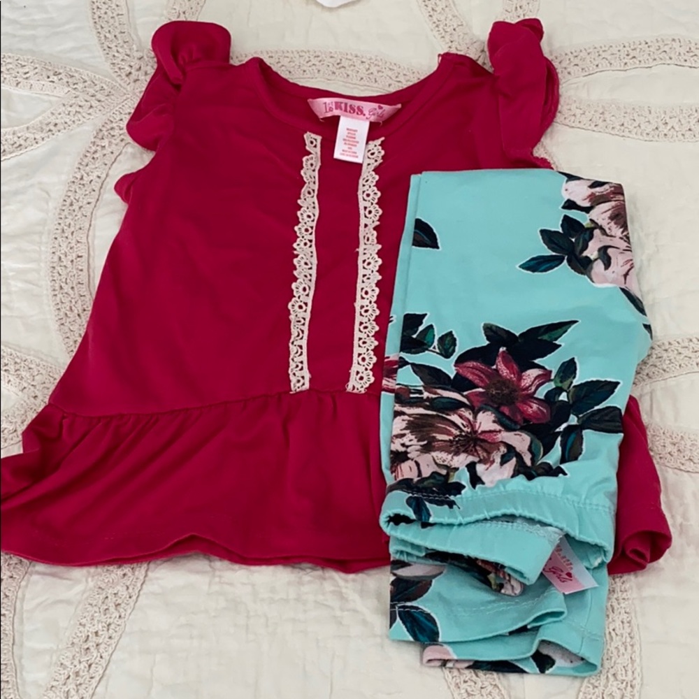 Girls matching set size 6